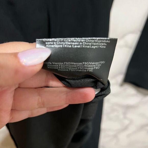 BIRGITTE HERSKIND Ignes Cutout Long Sleeve Sheath Dress In Black - Picture 10 of 11